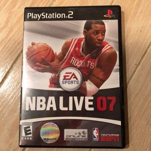 Playstation 2 NBA Live 07 Game